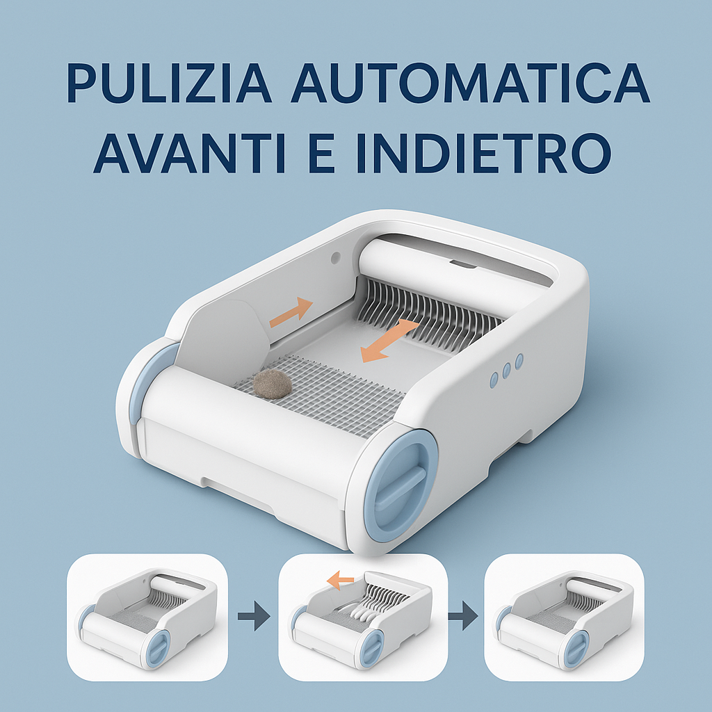 CasaBox — Lettiera Automatica Aperta, Anti-Odore e Smart App