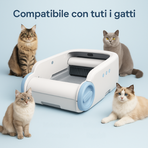 CasaBox — Lettiera Automatica Aperta, Anti-Odore e Smart App